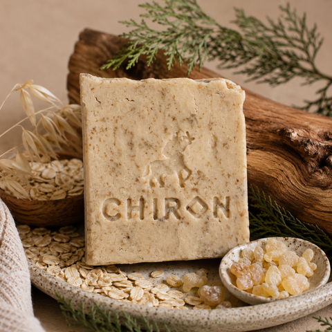 Oil Soap Bar - Olive Oil, Cactus, Oat, Frankincense & Cedarwood