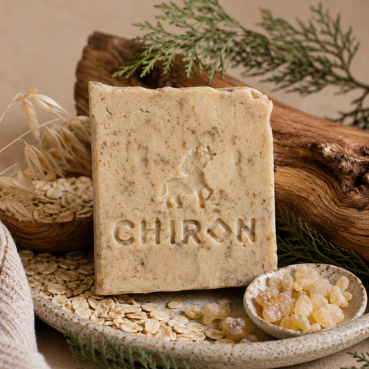 Oil Soap Bar - Olive Oil, Cactus, Oat, Frankincense & Cedarwood